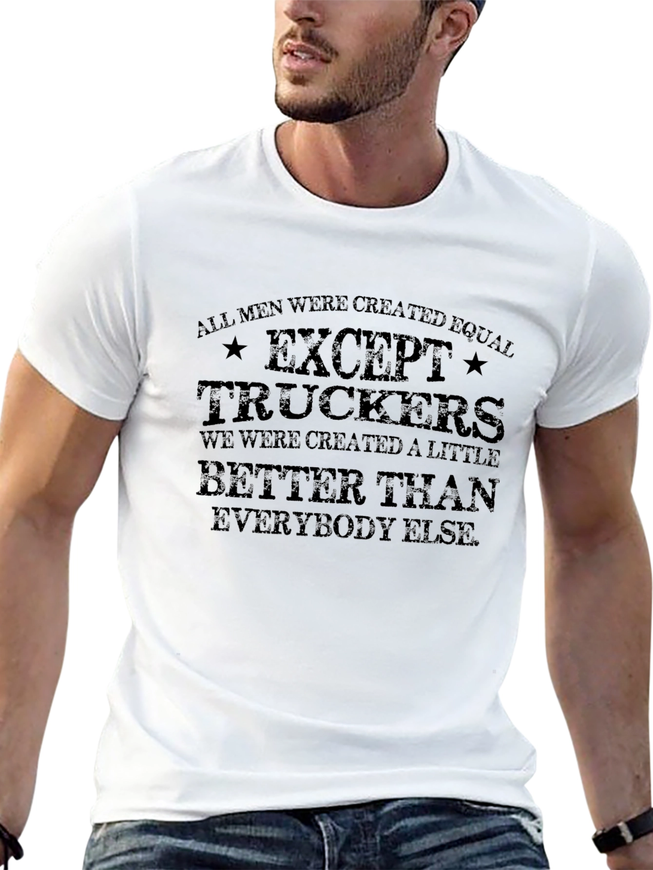 Trucker Pride Graphic Tee - Black