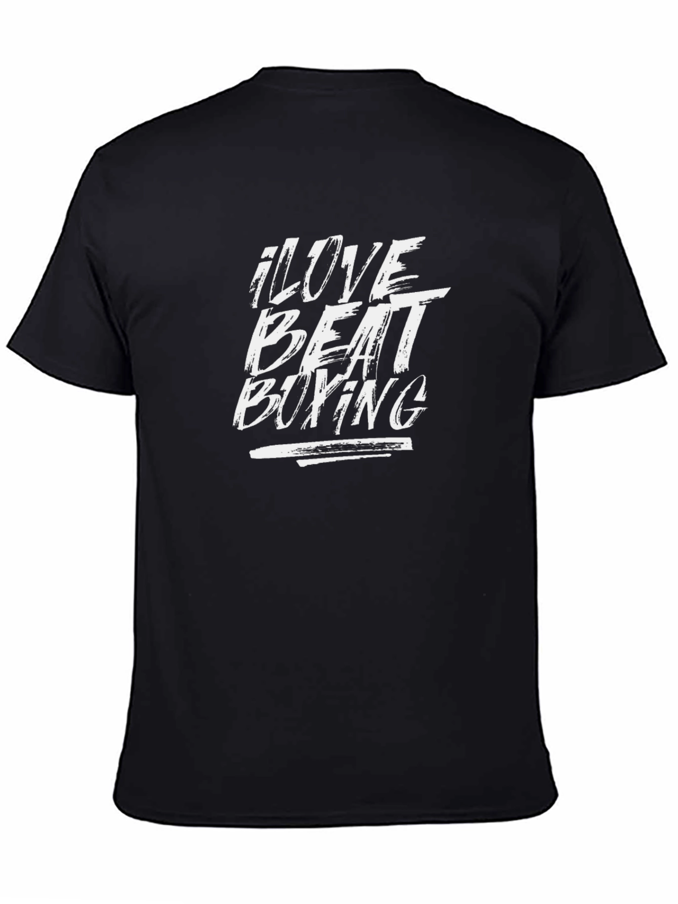 I Love Beat Boxing Black Graphic Tee