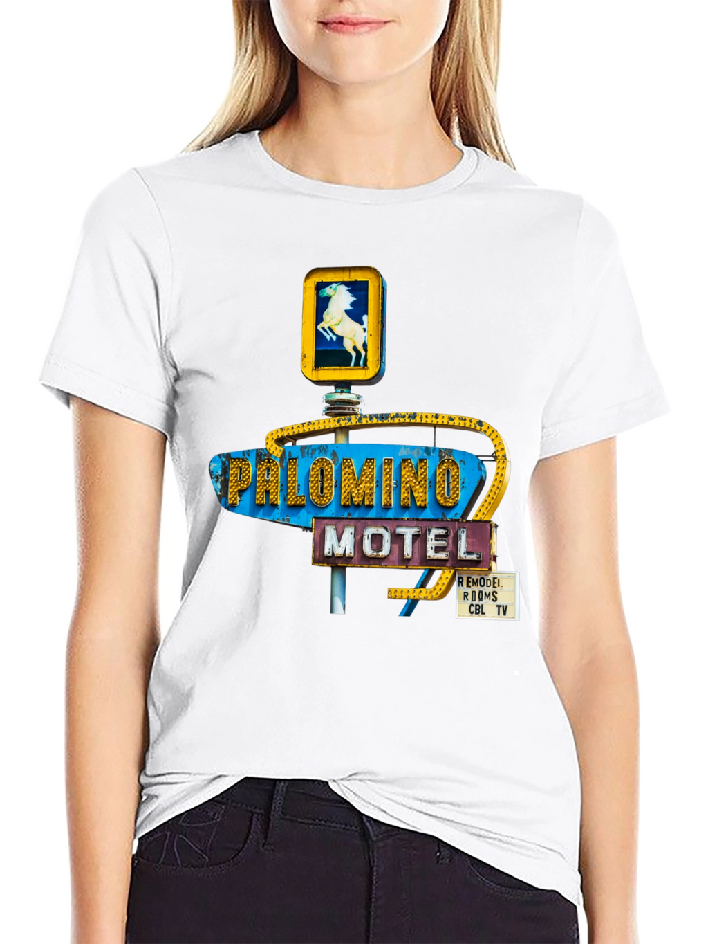 Palomino Motel Black T-Shirt