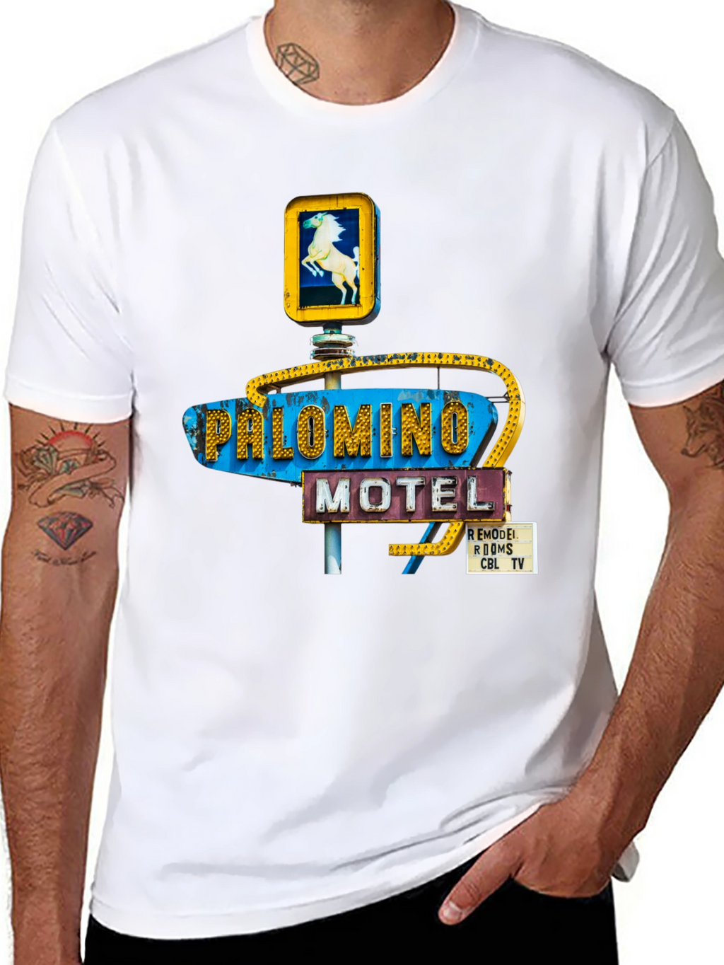 Palomino Motel Black T-Shirt
