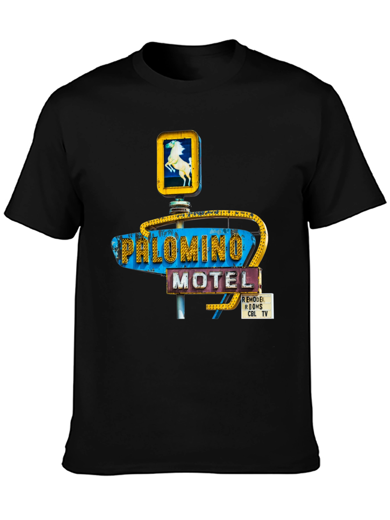 Palomino Motel Black T-Shirt
