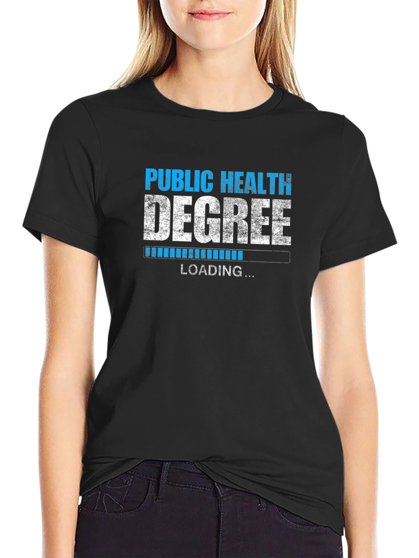 Public Health Degree Loading Graphic T-Shirt