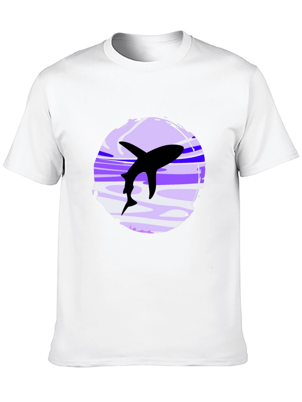 Shark Graphic Black T-Shirt - Casual Style