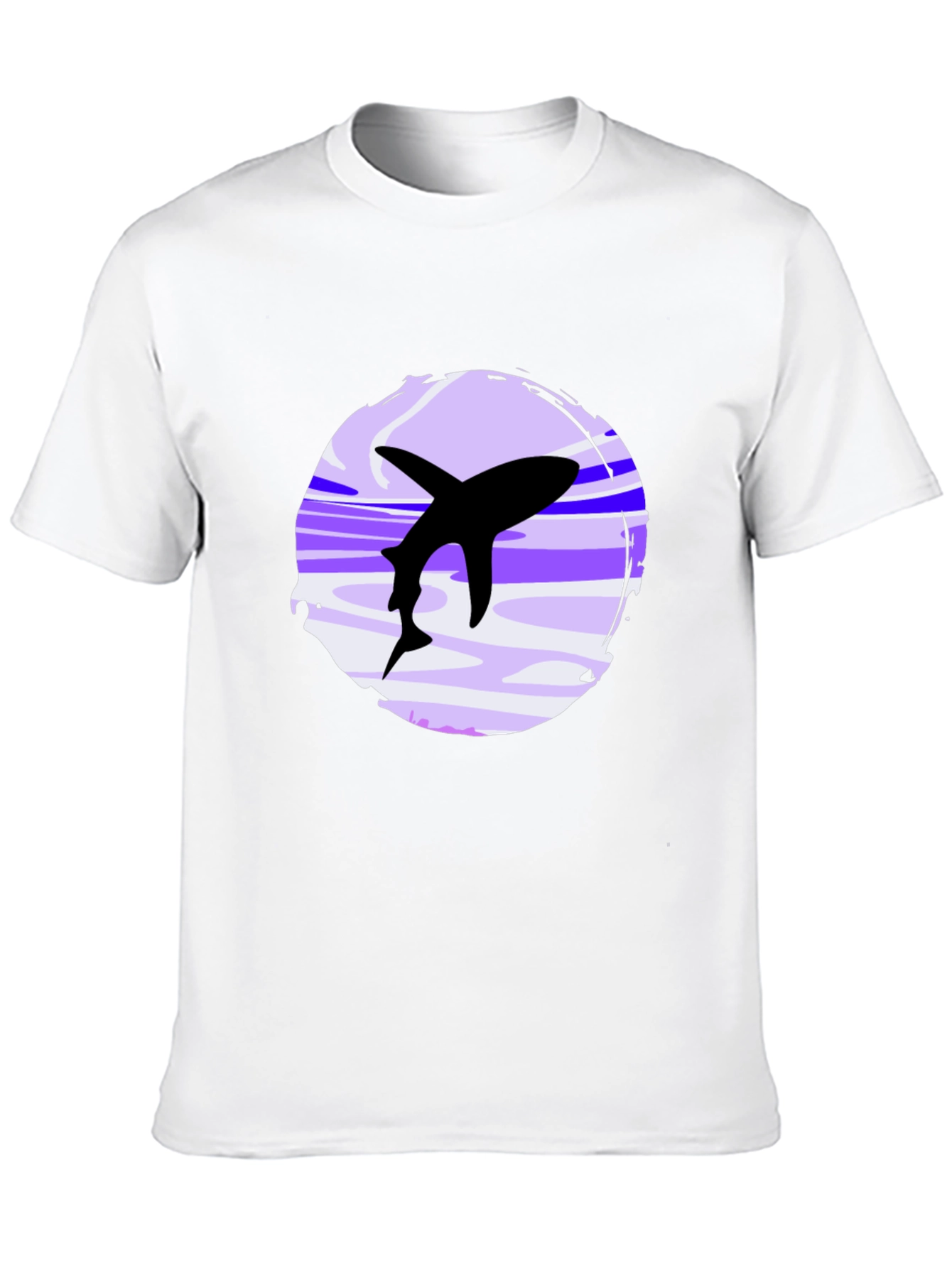 Shark Graphic Black T-Shirt - Casual Style