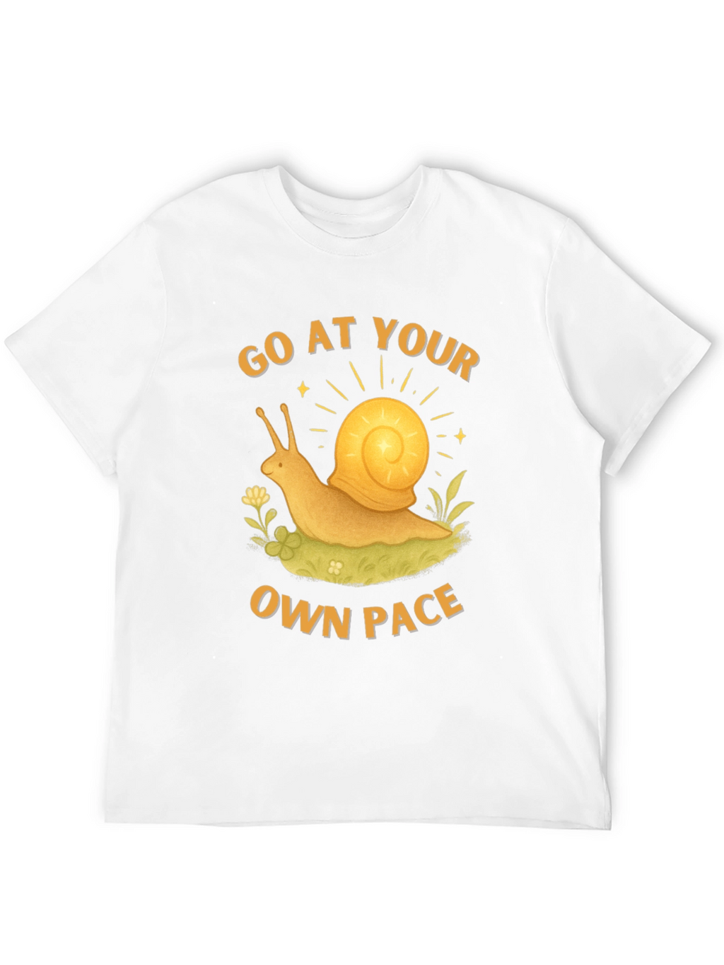 Go at Your Own Pace Snail Graphic Tee