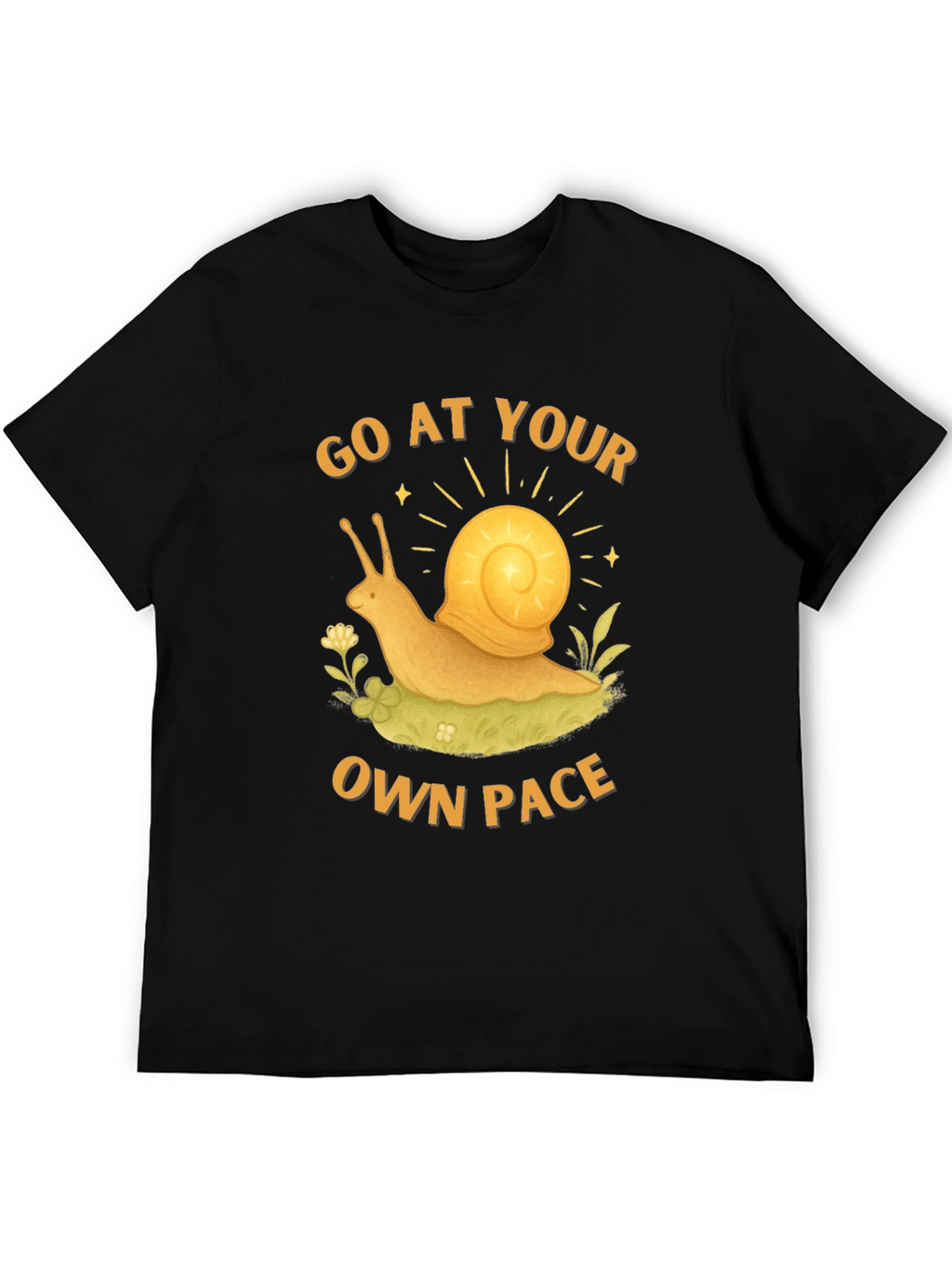 Go at Your Own Pace Snail Graphic Tee