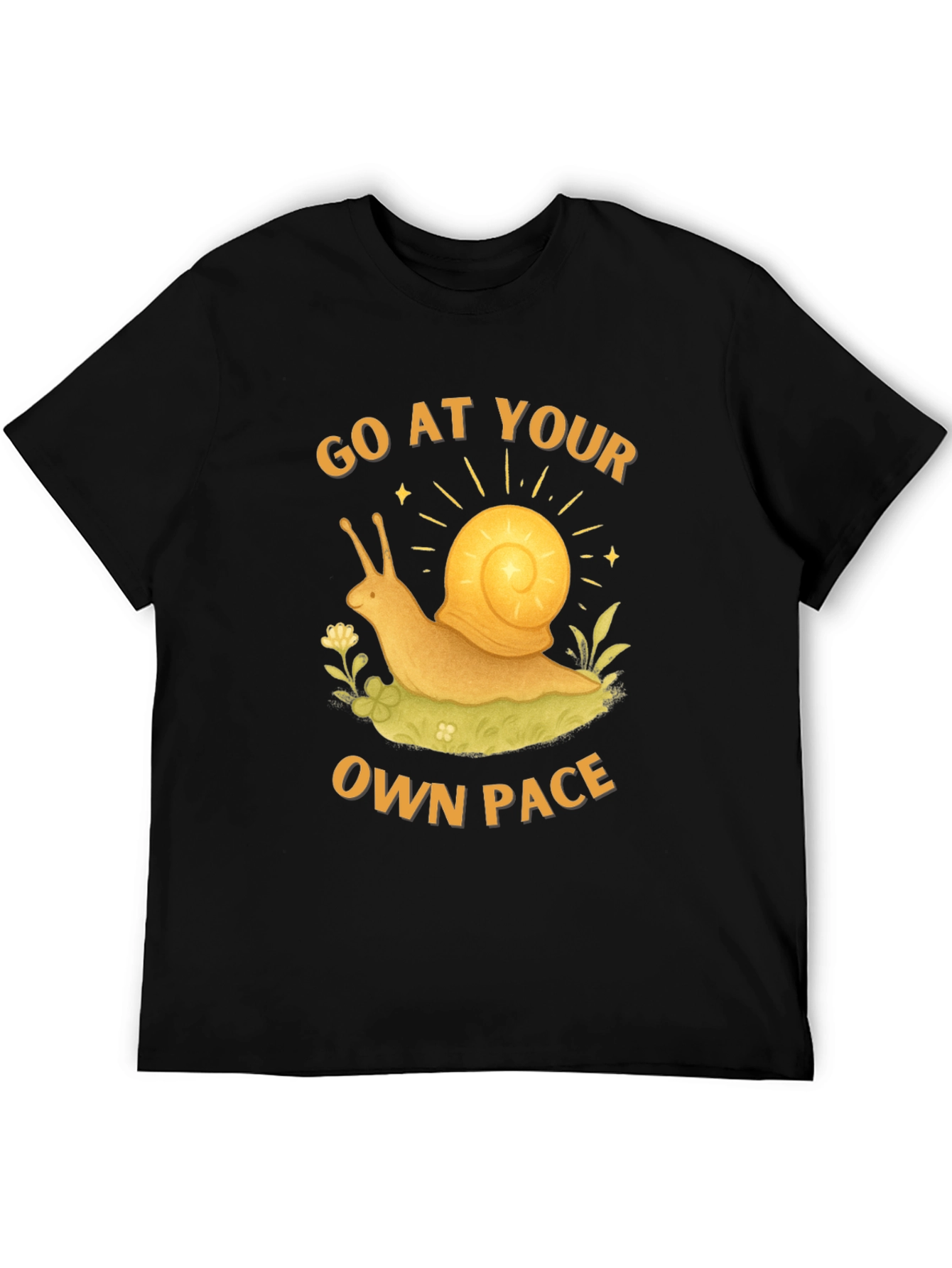 Go at Your Own Pace Snail Graphic Tee