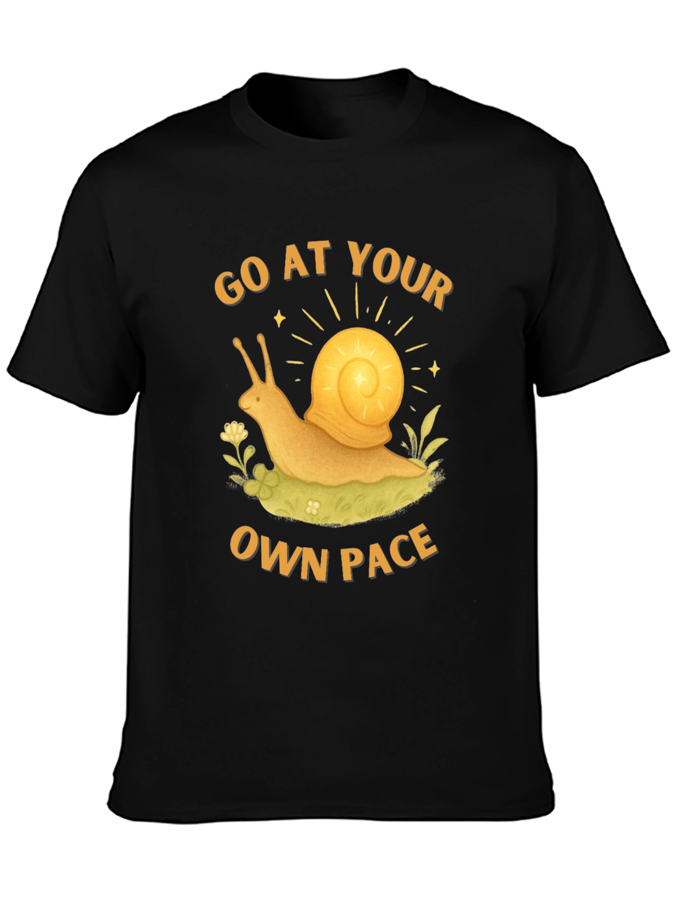 Go at Your Own Pace Snail Graphic Tee