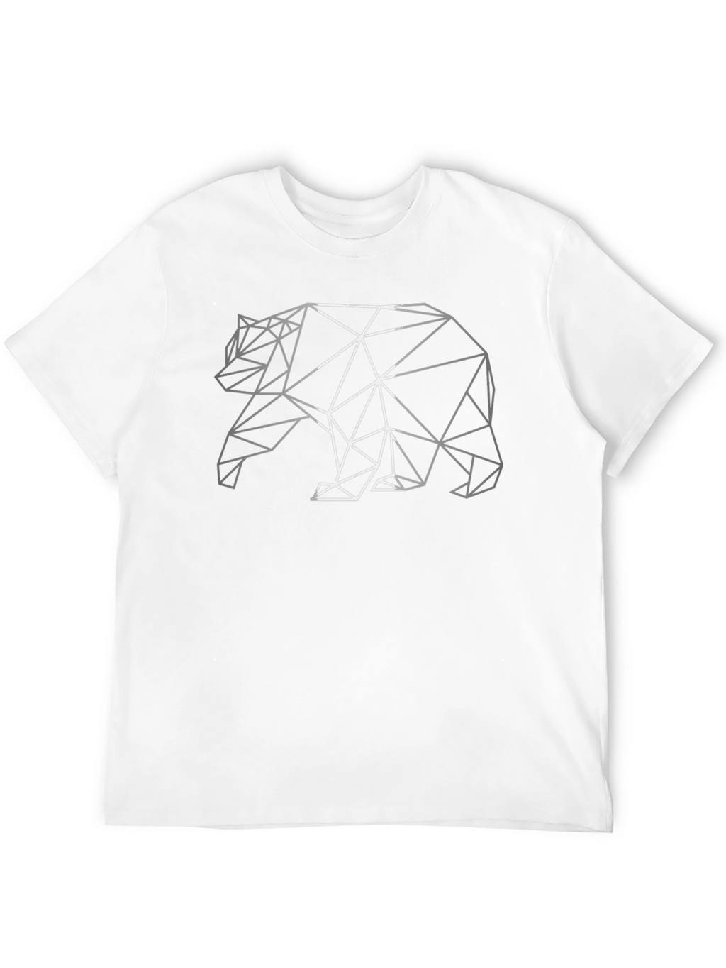 Geometric Bear Black T-Shirt
