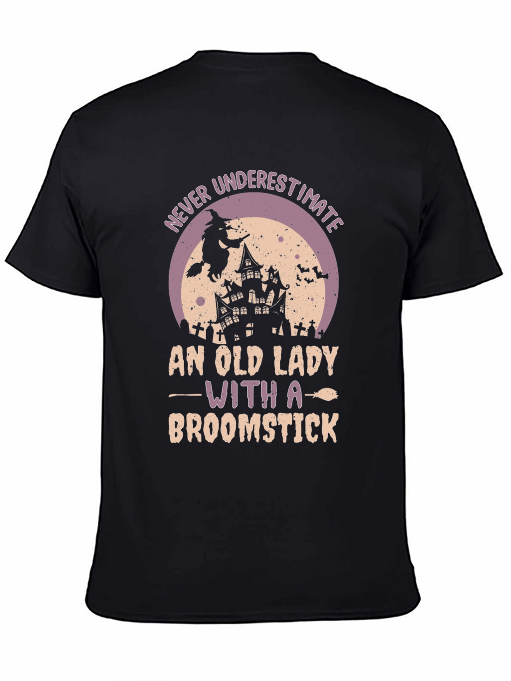 Witch Broomstick Graphic Tee
