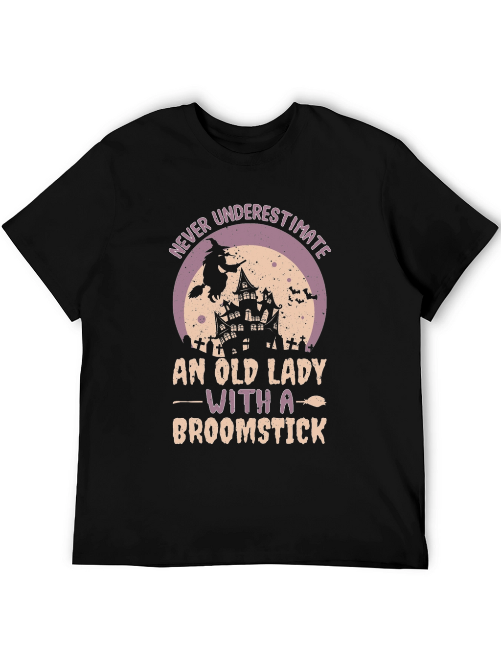 Witch Broomstick Graphic Tee