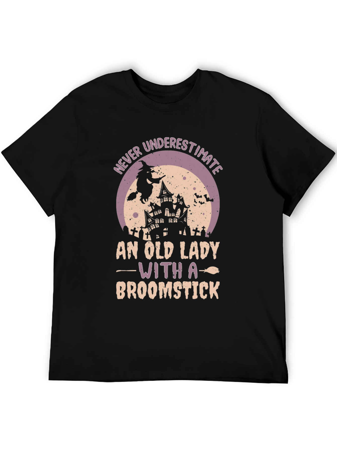 Witch Broomstick Graphic Tee