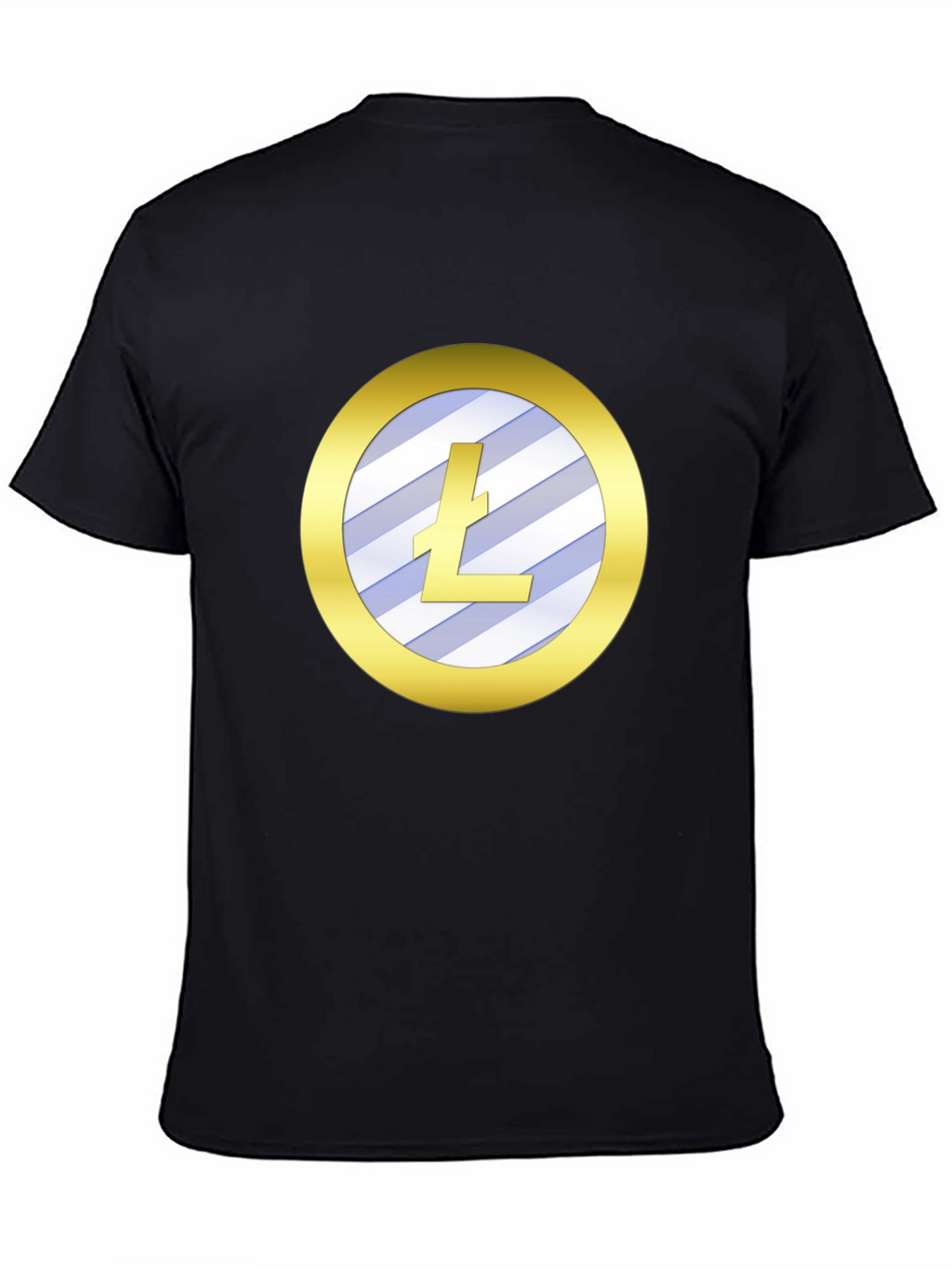 Litecoin Crypto Tee - Sleek Black Shirt