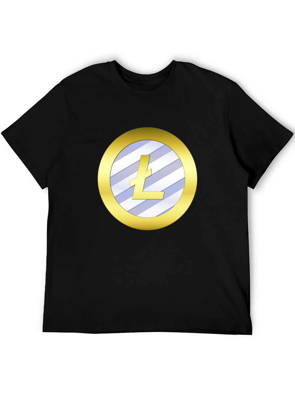 Litecoin Crypto Tee - Sleek Black Shirt