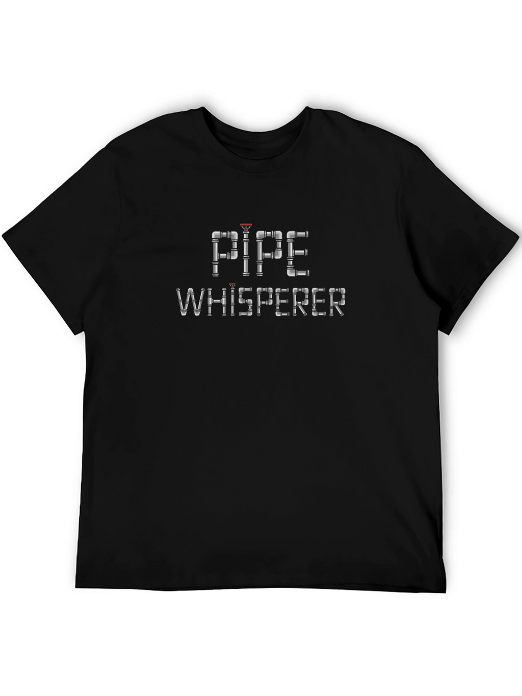 Pipe Whisperer Graphic T-Shirt - Plumbing Humor Tee