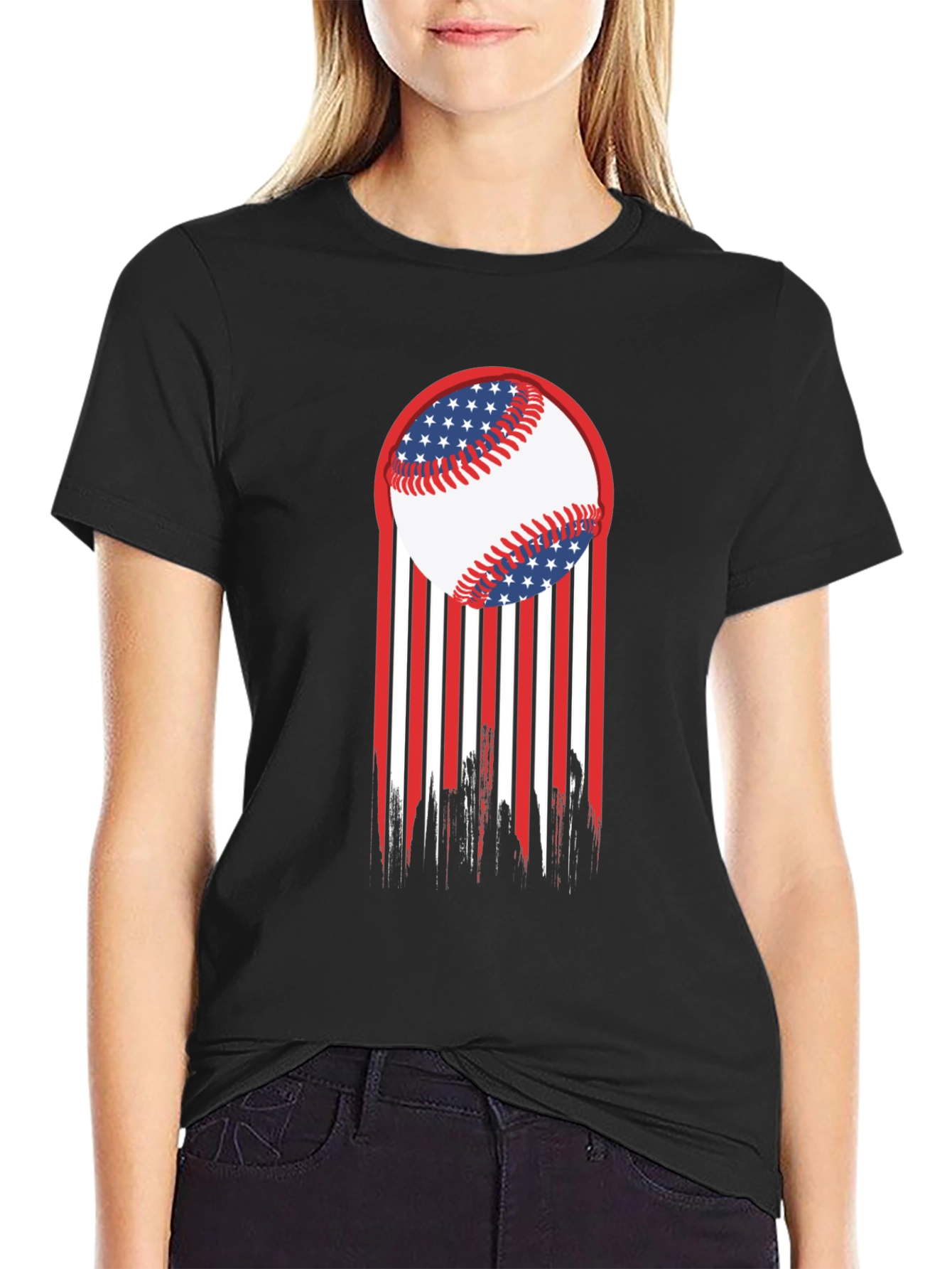 Patriotic Baseball T-Shirt