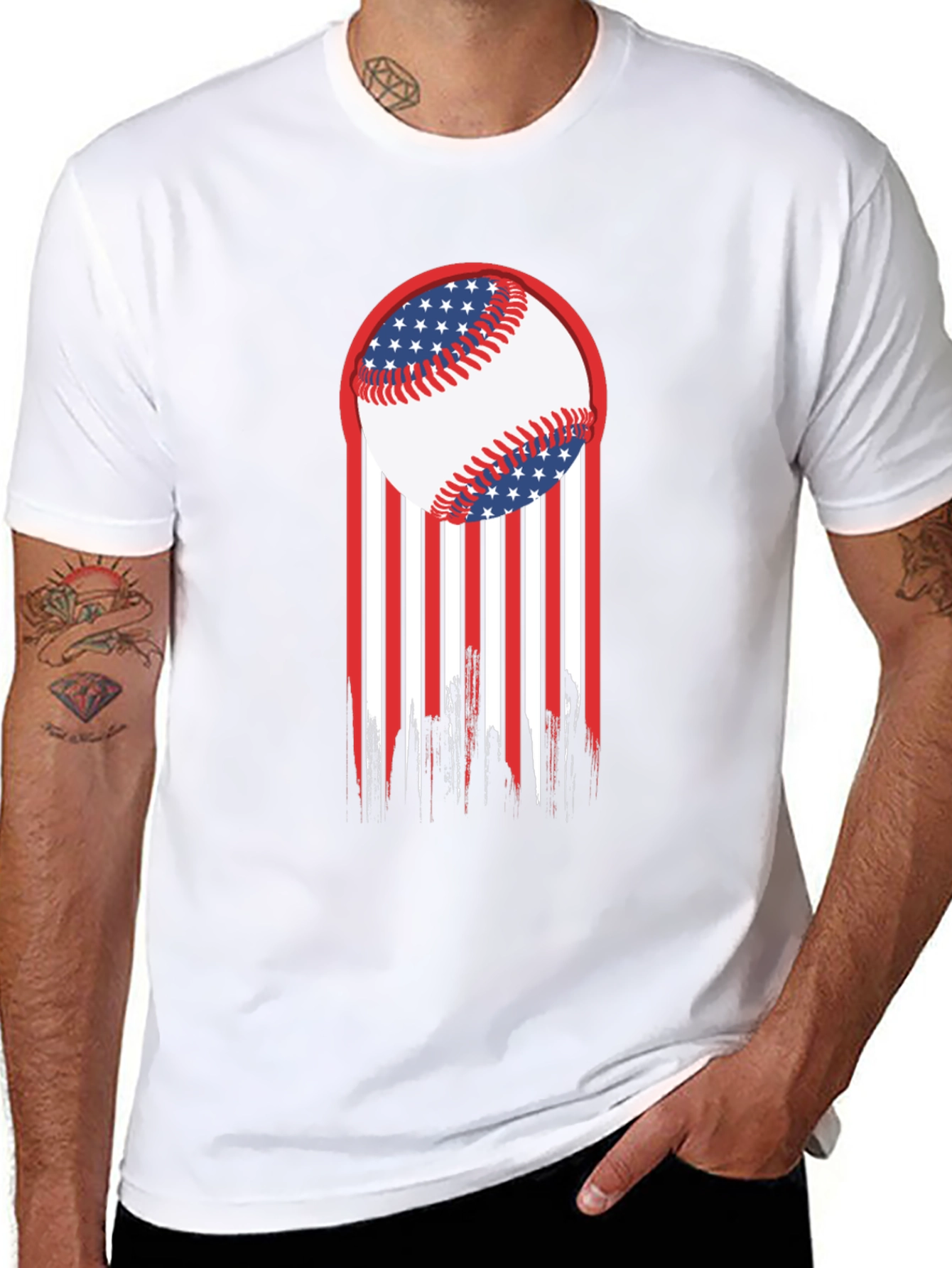Patriotic Baseball T-Shirt