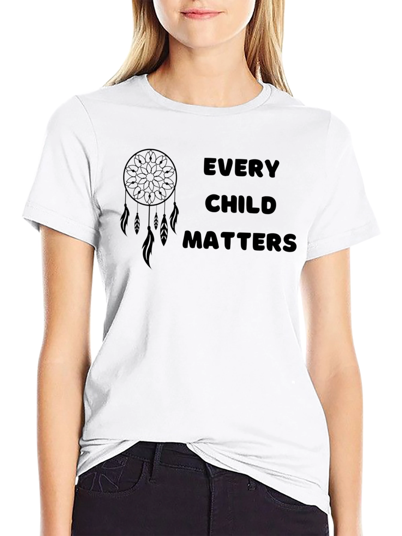 Every Child Matters T-Shirt Dreamcatcher Design