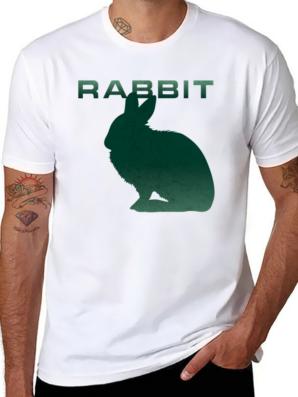 Rabbit Graphic Tee - Cool Animal Lover T-Shirt