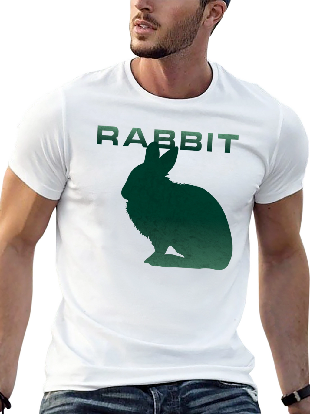Rabbit Graphic Tee - Cool Animal Lover T-Shirt