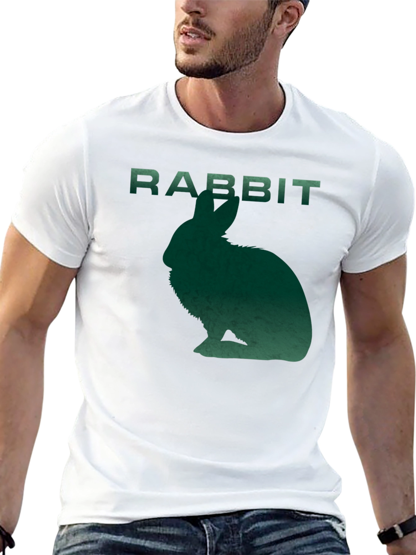 Rabbit Graphic Tee - Cool Animal Lover T-Shirt