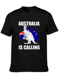 Australia Is Calling T-Shirt Kangaroo Aussie Pride
