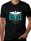 Nurse Life Graphic Tee - Saving Lives Everyday