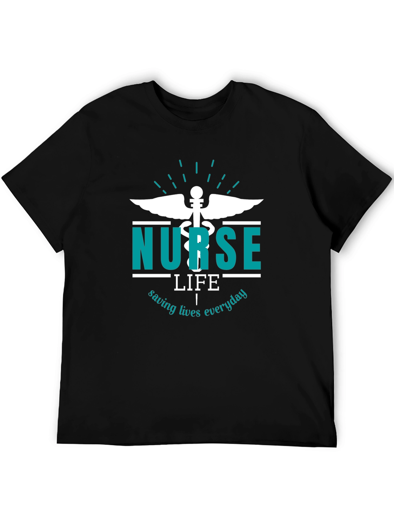 Nurse Life Graphic Tee - Saving Lives Everyday