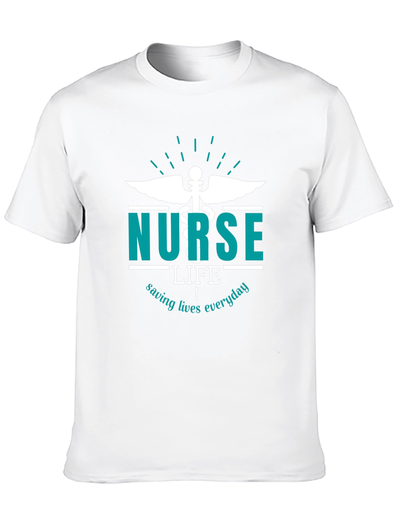 Nurse Life Graphic Tee - Saving Lives Everyday
