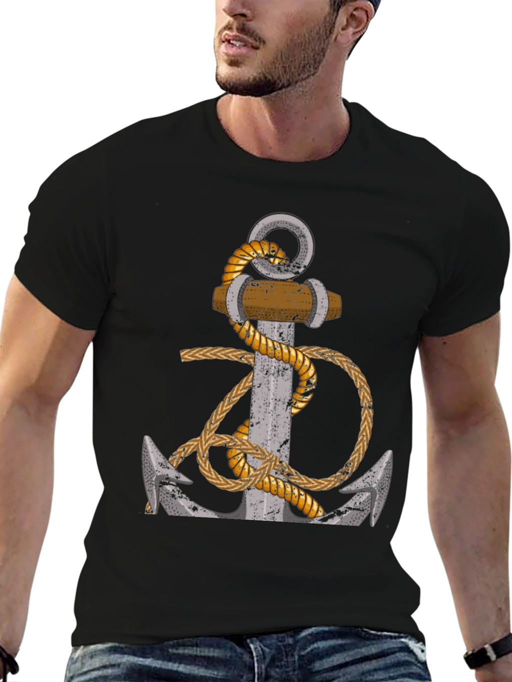 Anchor & Rope Graphic T-Shirt