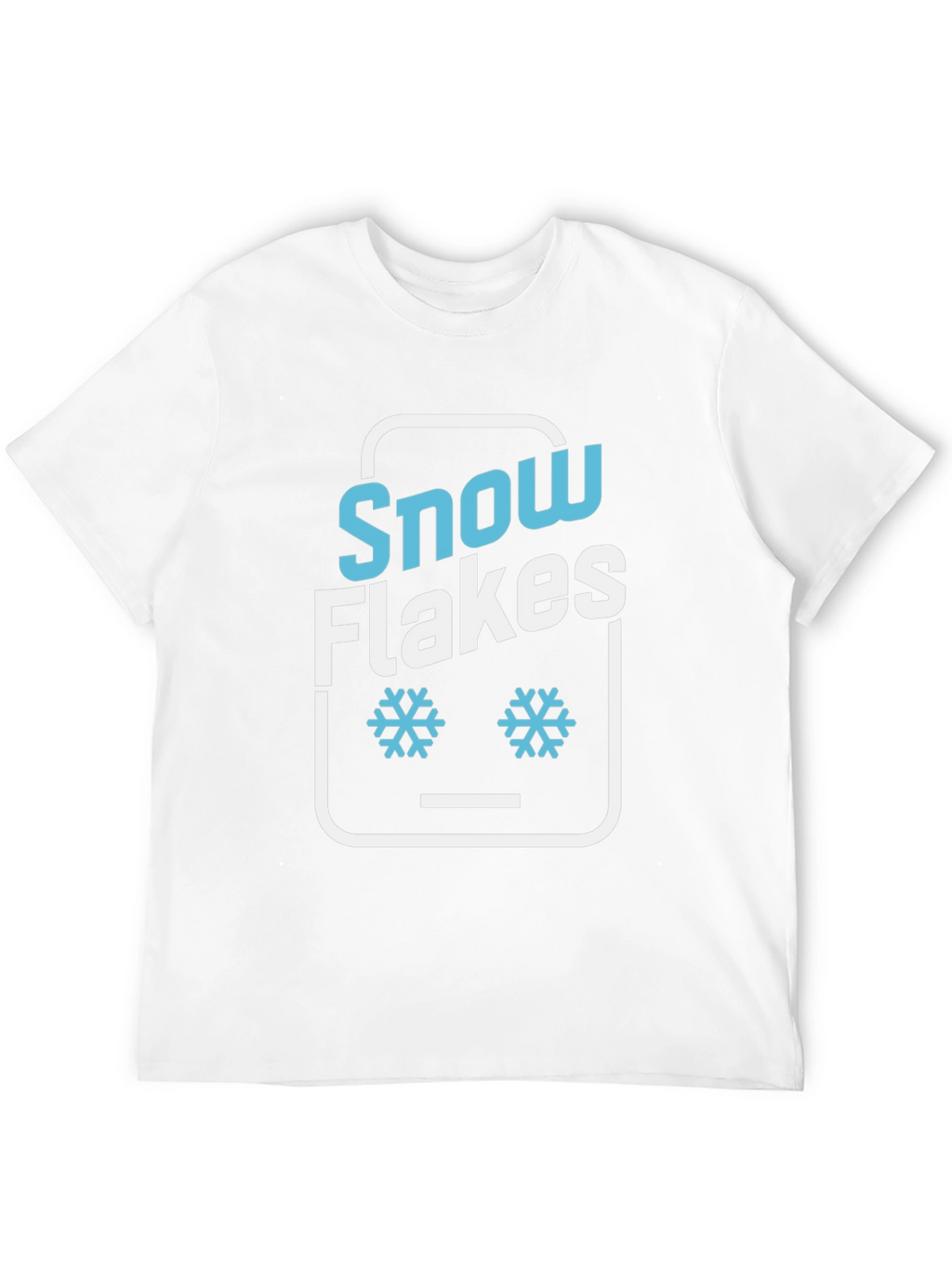 Snowflakes Graphic Tee - Fun Winter Design