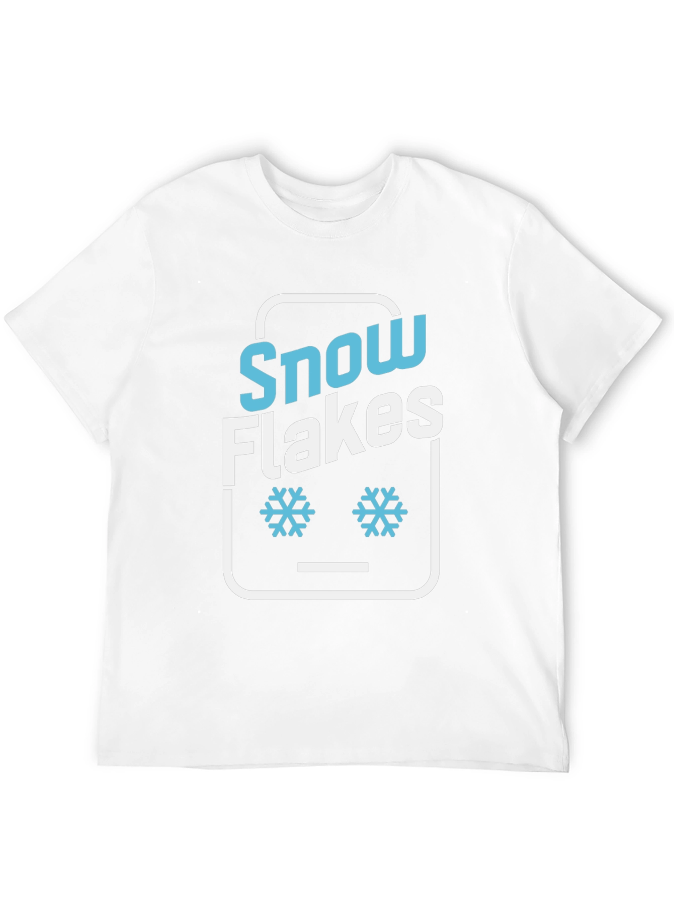 Snowflakes Graphic Tee - Fun Winter Design