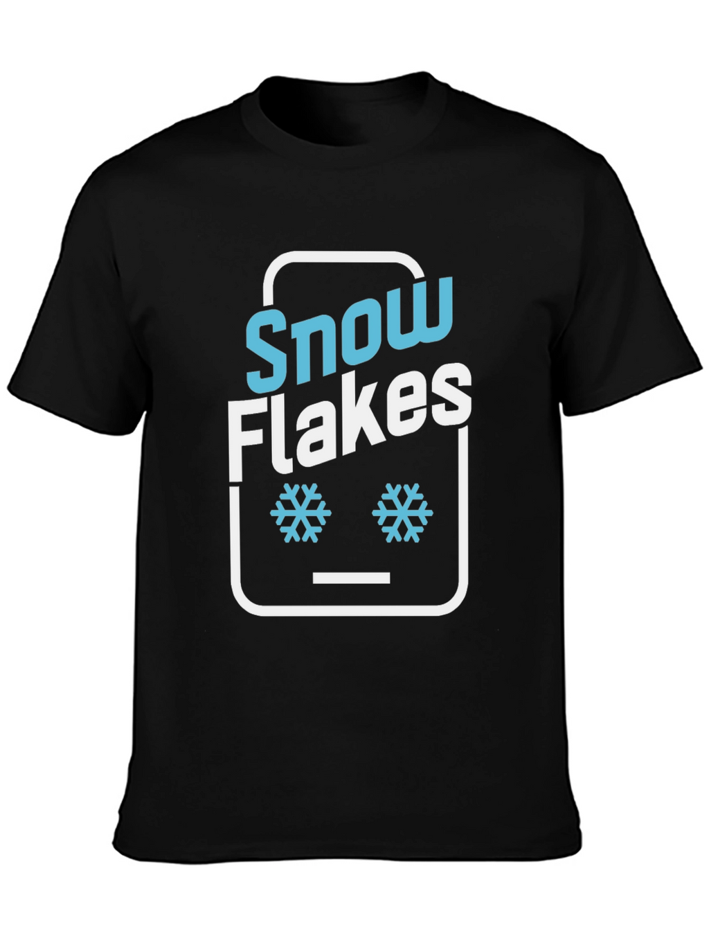 Snowflakes Graphic Tee - Fun Winter Design