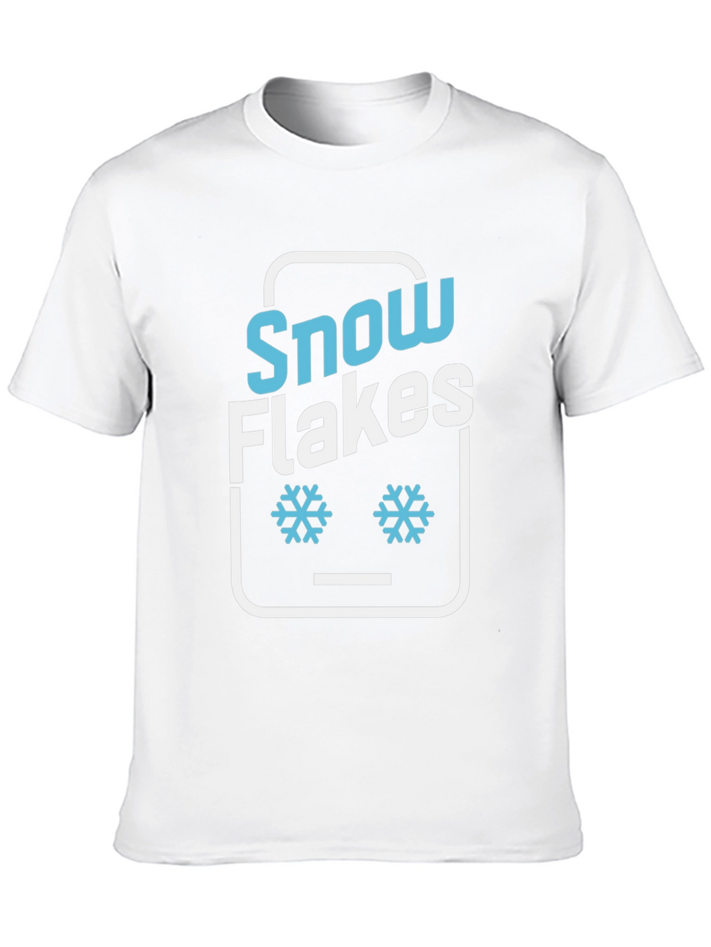 Snowflakes Graphic Tee - Fun Winter Design