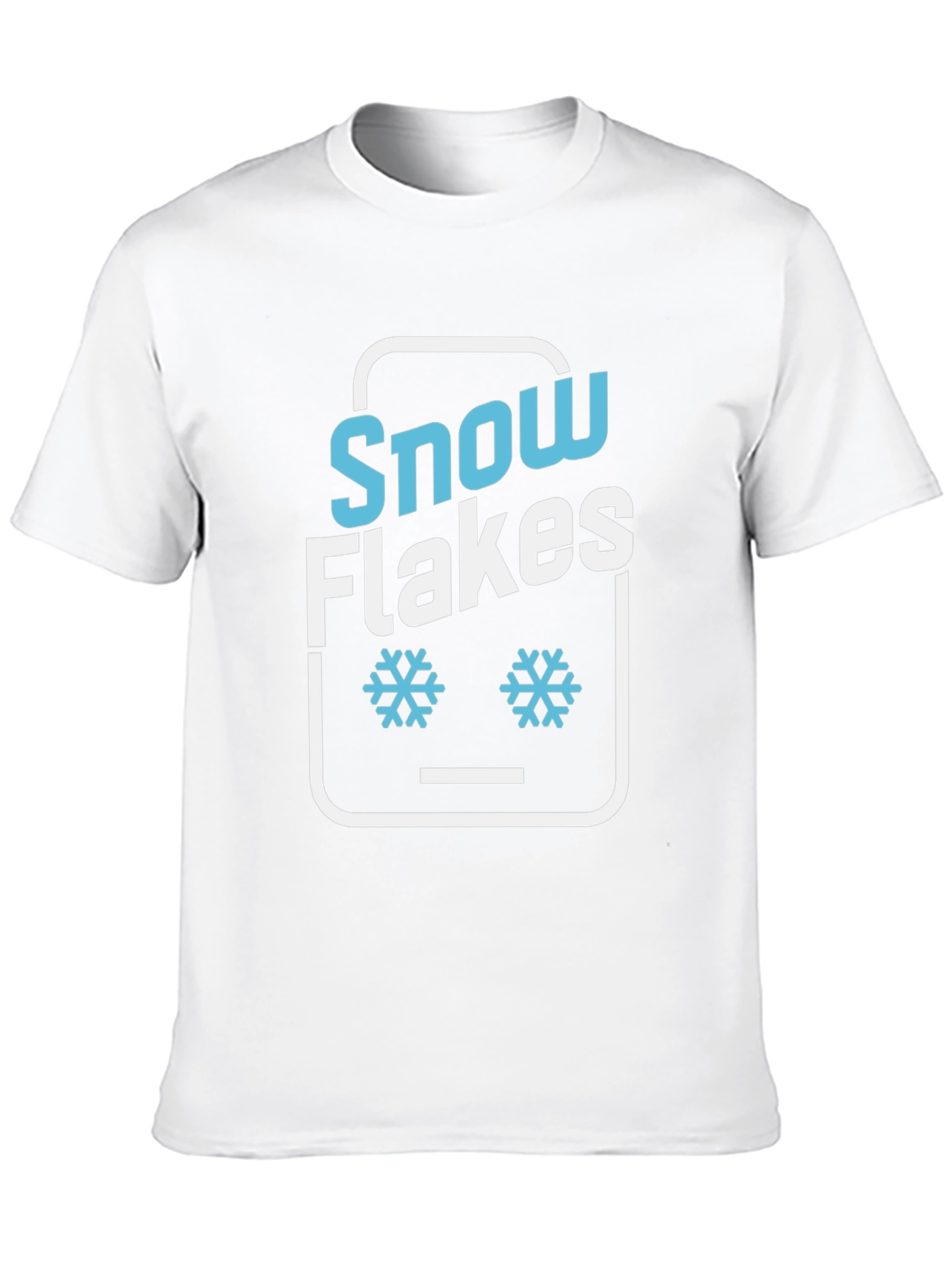 Snowflakes Graphic Tee - Fun Winter Design
