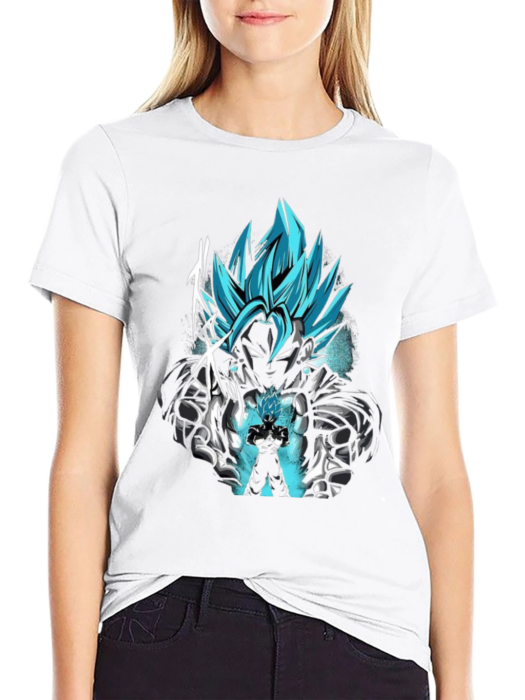 Vegito Blue Anime Graphic T-Shirt