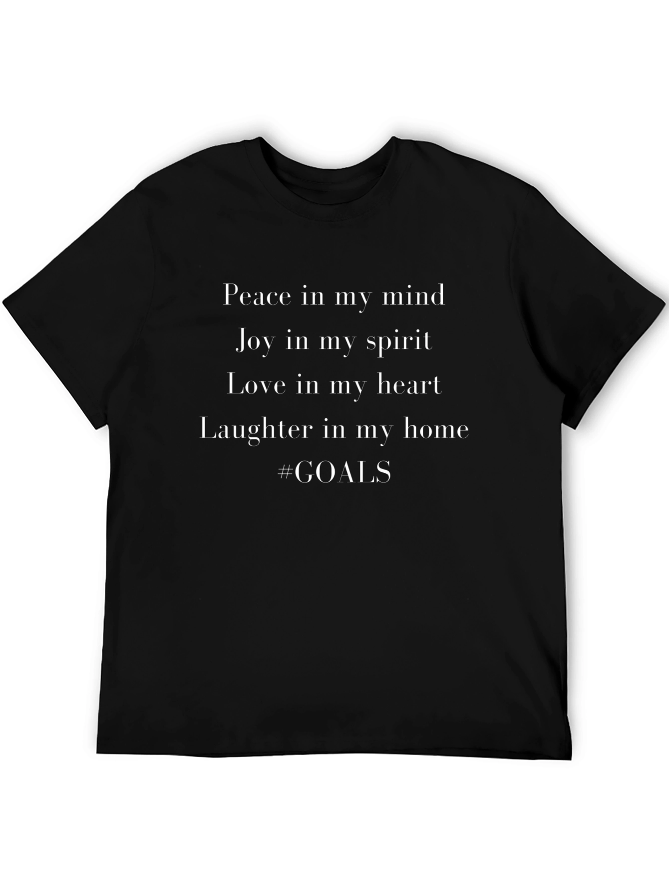 Inspirational Goals Graphic T-Shirt