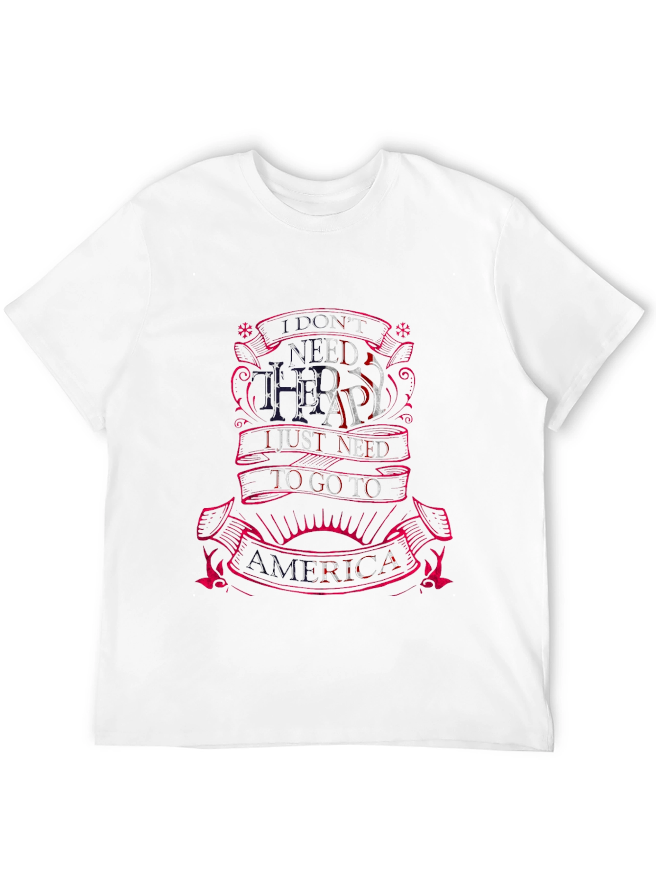 America Therapy T-Shirt - Patriotic Tee