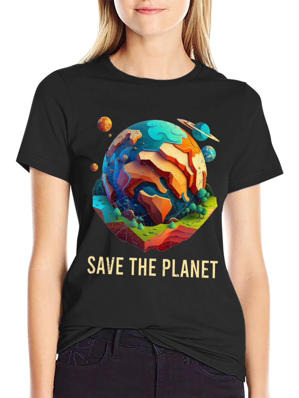 Save the Planet T-Shirt - Earth Design
