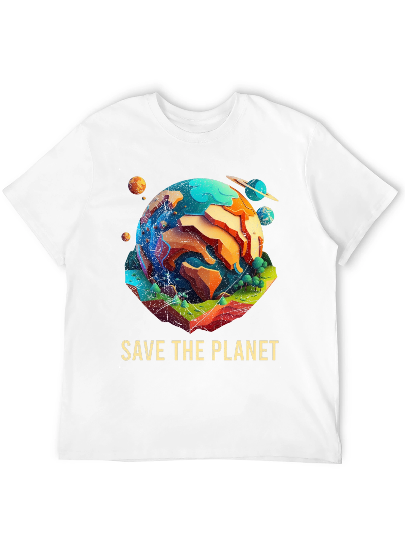 Save the Planet T-Shirt - Earth Design