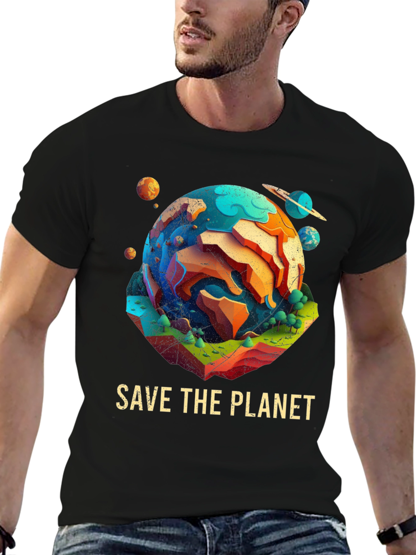 Save the Planet T-Shirt - Earth Design