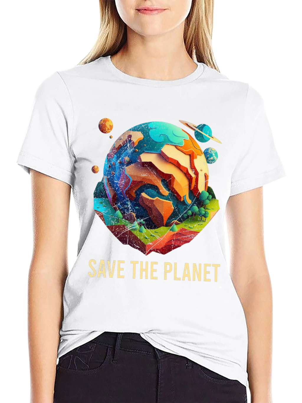 Save the Planet T-Shirt - Earth Design