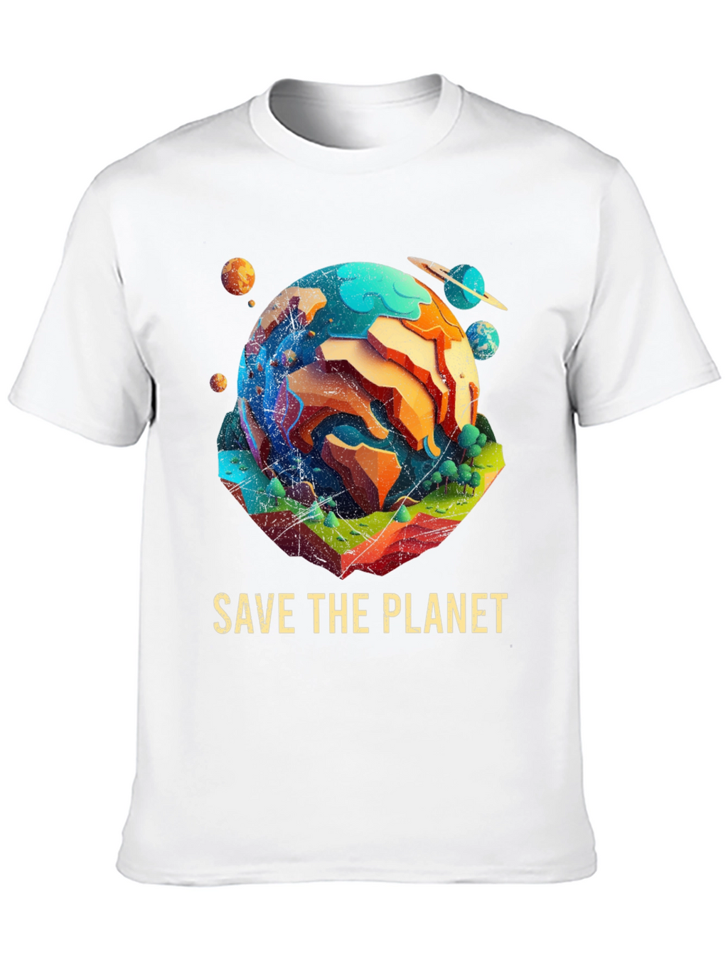 Save the Planet T-Shirt - Earth Design