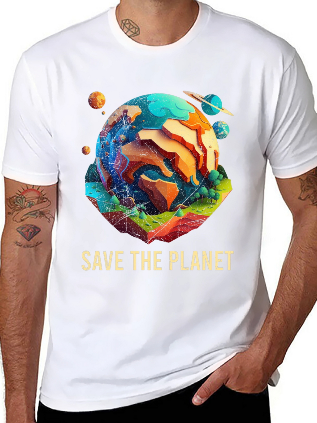 Save the Planet T-Shirt - Earth Design