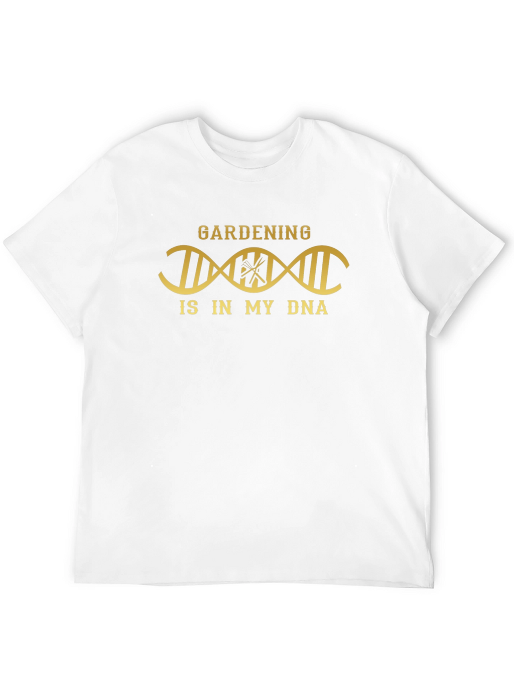 Gardening Is In My DNA Black T-Shirt