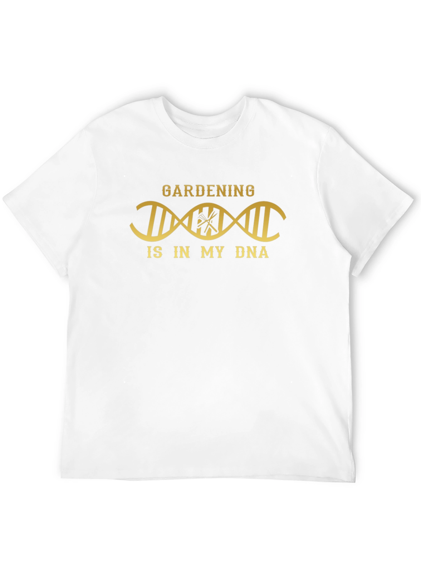 Gardening Is In My DNA Black T-Shirt