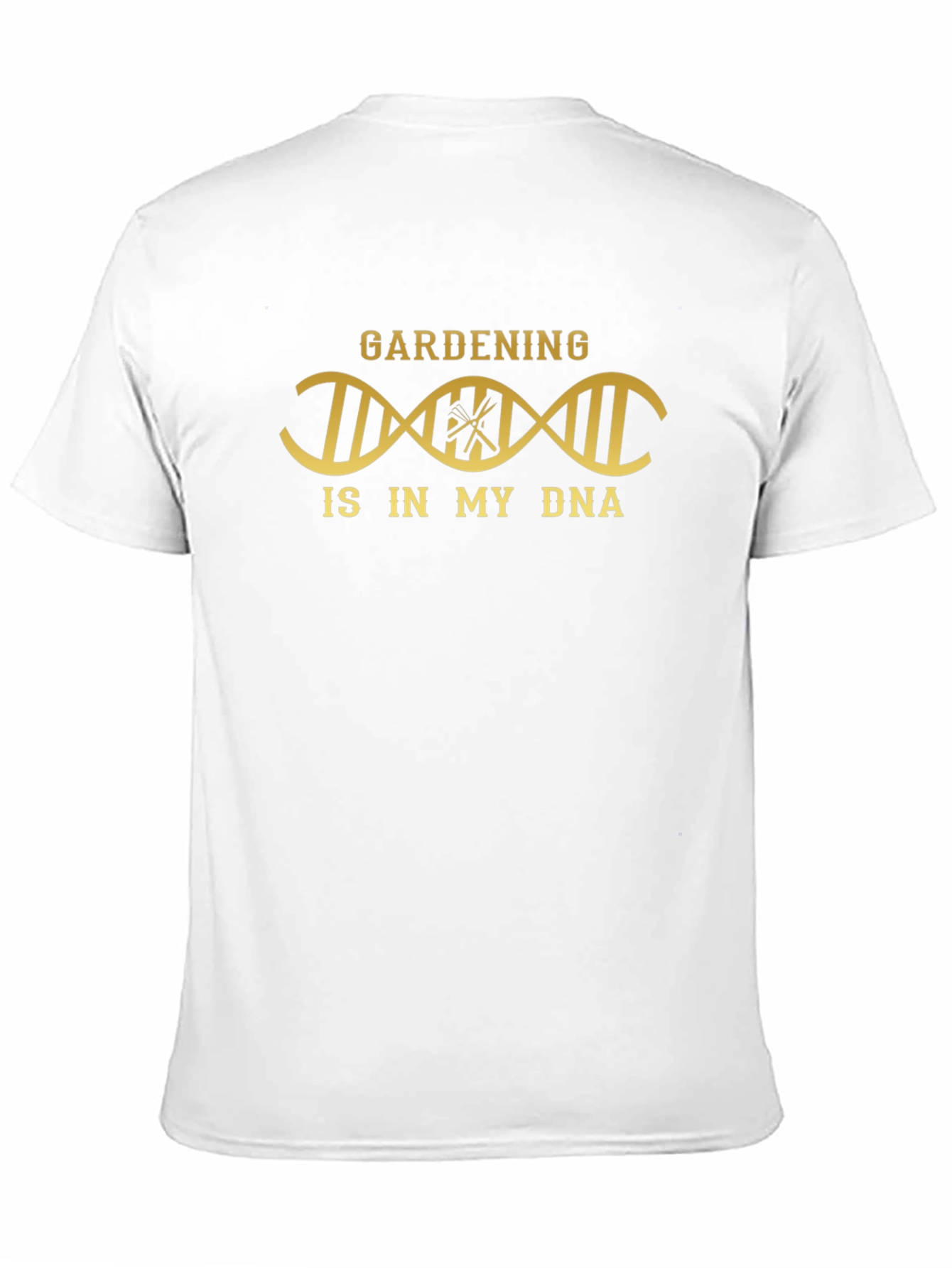 Gardening Is In My DNA Black T-Shirt