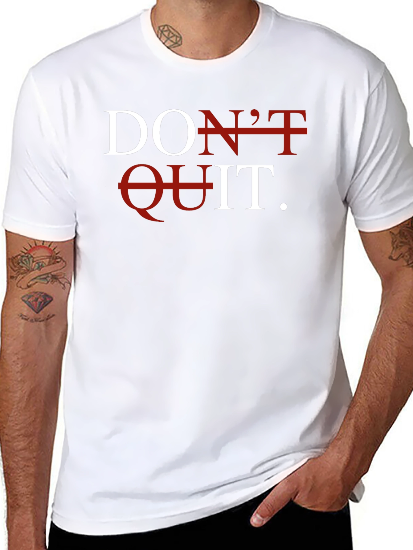 Dont Quit T-Shirt - Motivational Graphic Tee