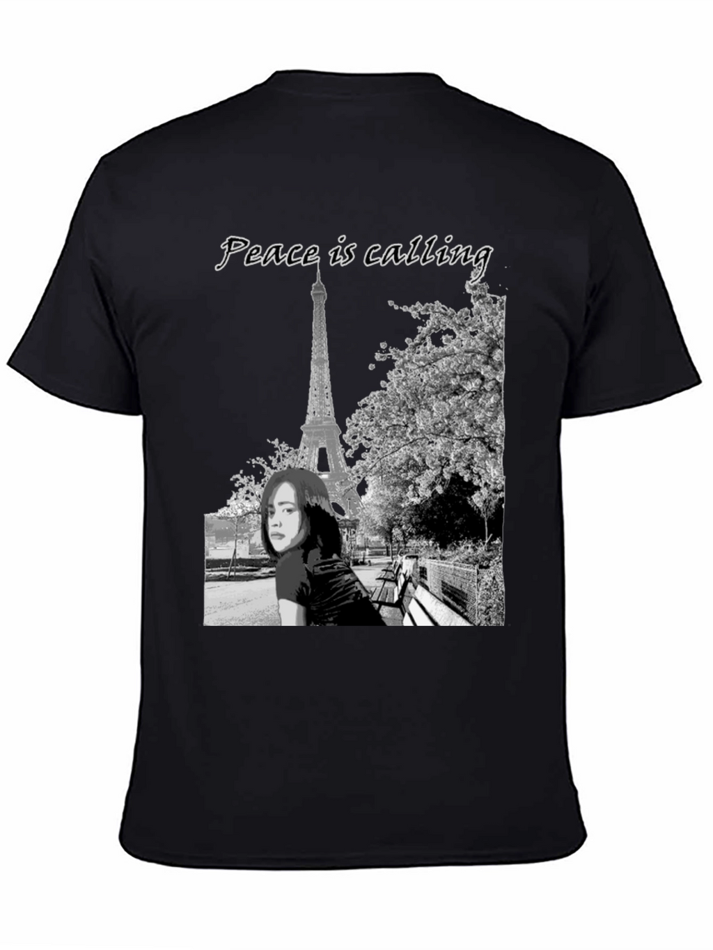 Paris Peace Calling Graphic T-Shirt