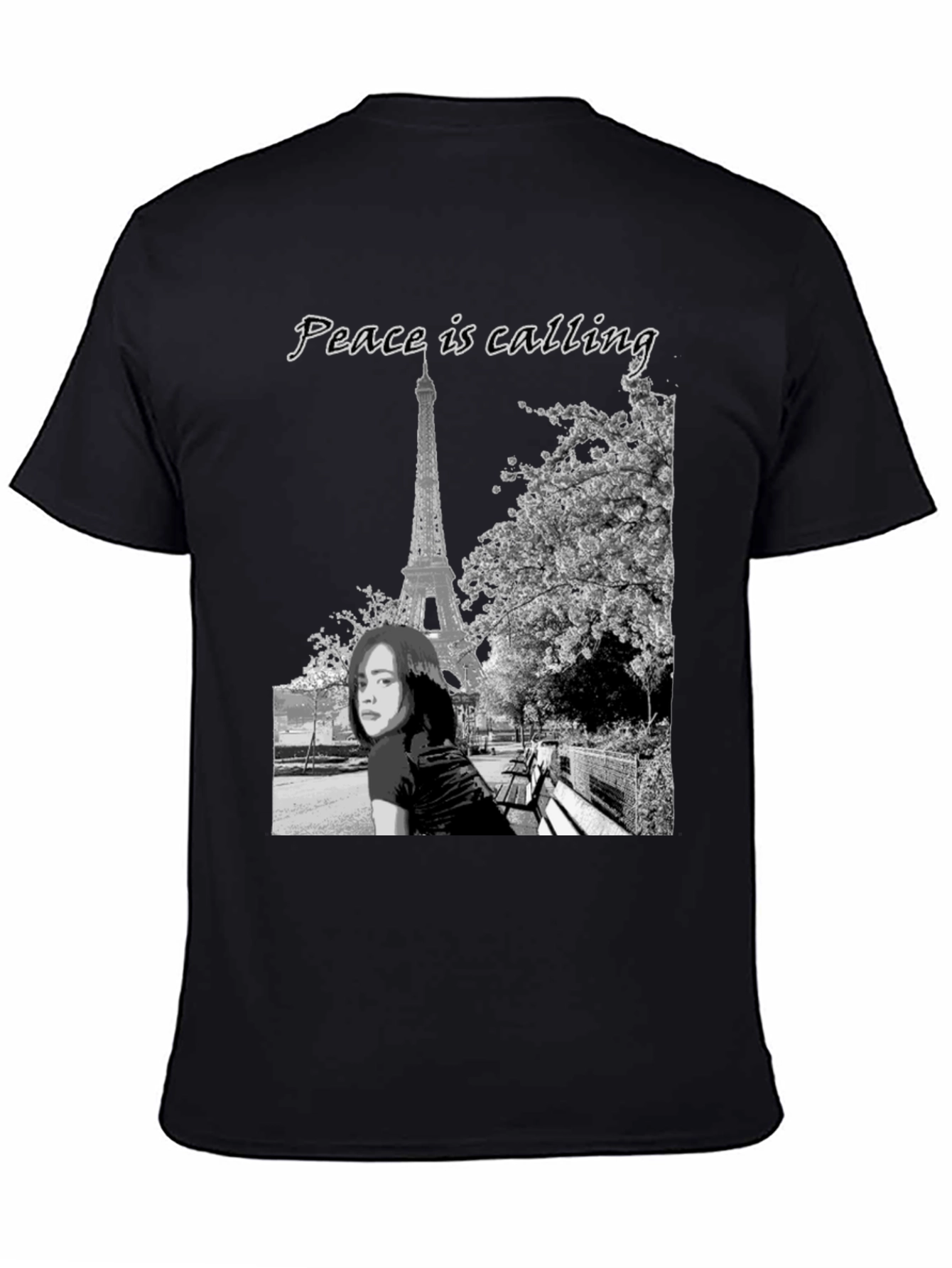 Paris Peace Calling Graphic T-Shirt